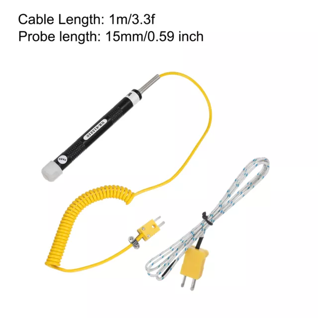 Digital Thermocouple Thermometer K Type with Surface Thermocouple 81531B 2