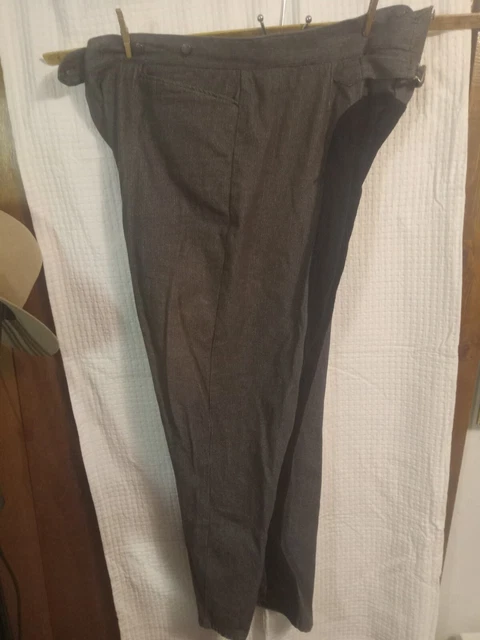 Wah Maker: Saddle Trousers -Grey/Black.  Style 599652