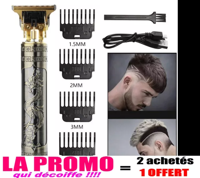 Tondeuse PRO Cheveux Barbe Rasoir Poils Hair Clippers Shaver Trimmer Cordless