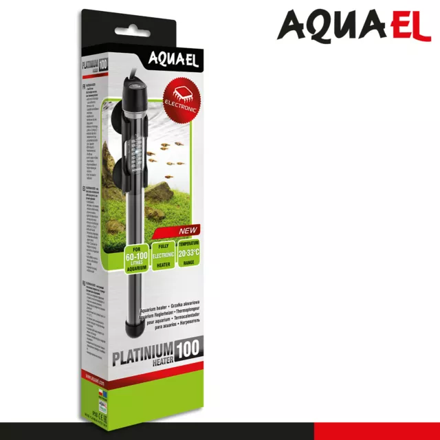 Aquael Platinium Heater 100 Aquarium Chauffage Température D'Eau Poissons