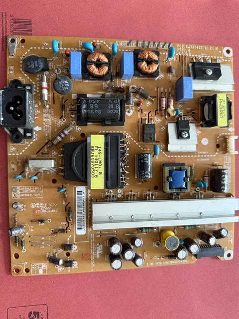 Carte D'alimentation (PSU) Pour TV LG - EAX65423701 LGP3942-14PL1, Compatible Divers Modèles