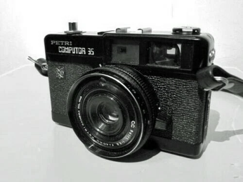 Macchina Fotografica Vintage Petri Computor 35 Nera