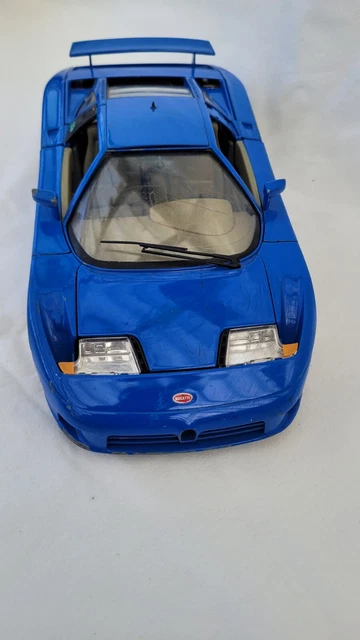 Vintage BURAGO #3035 1/18 1:18 BUGATTI EB110 1991 Near mint