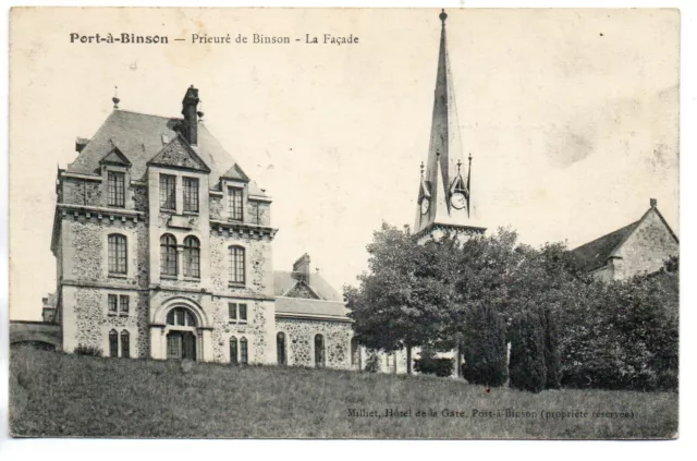 PORT A BINSON - Marne - CPA 51 - Prieuré de Binson - Vue N° 13