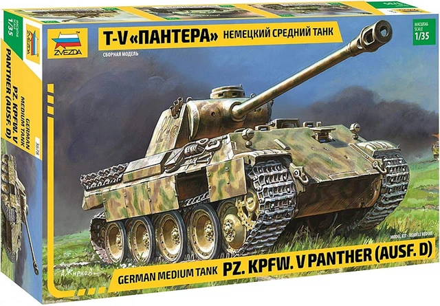 Zvezda Panther Ausf.d Réservoir Modèle Kit