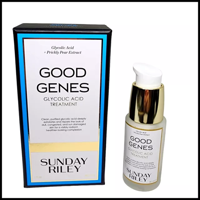 Sunday Riley GOOD GENES  Glycolic Acid Treatment 1 oz / 30ml Full Size New Box