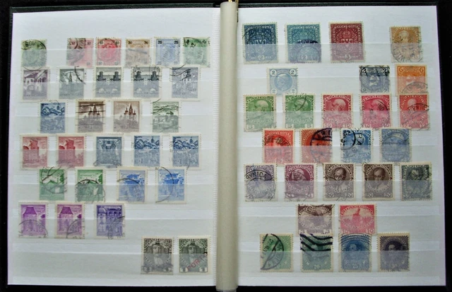 Briefmarken-Album  Österreich, Kaiserreich, ... um 1918 + jünger, ca. 270 Marken 3