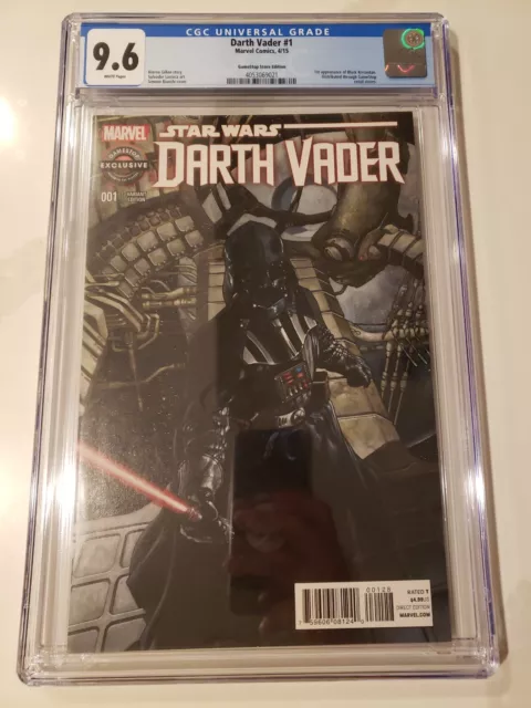 Darth Vader 1 GameStop Store Edition CGC 9.6 Marvel Comics 2015 variant