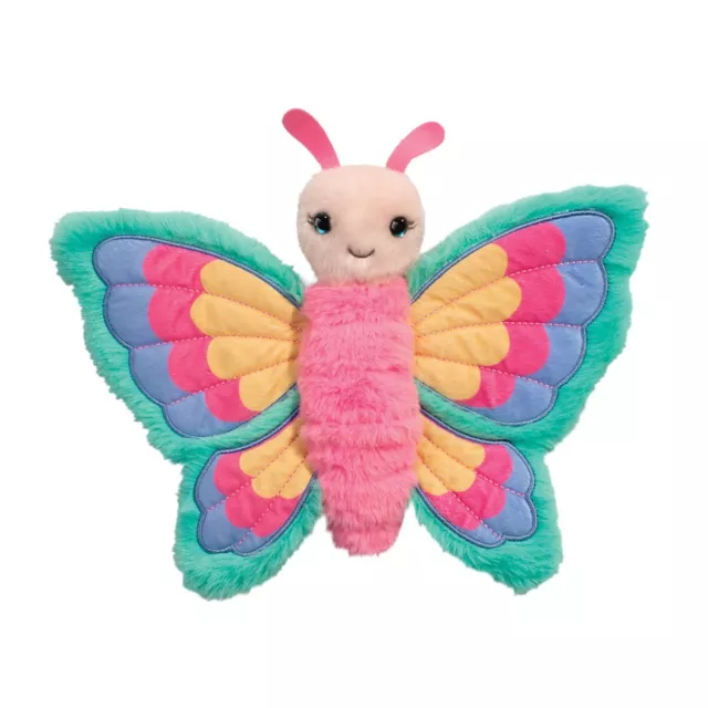 BRITT THE PLUSH RAINBOW BUTTERFLY Stuffed Animal Douglas Cuddle Toys