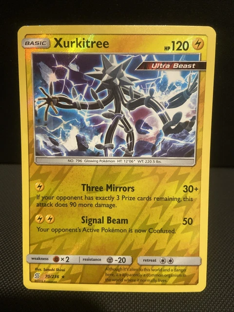 xurkitree pokemon card value - Sun & Moon - Ultra Prism - Xurkitree-GX (Rainbow Rare) Colorless Artist XURKITREE 70/236 SM - Unified