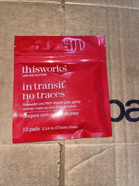 This Works In Transit No Traces Make Up Removal Pads 12 Ct Each - 1 Pack
