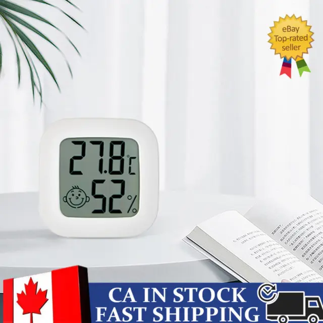 Thermometer Indoor Digital LCD Hygrometer Temperature Humidity Meter Alarm Clock