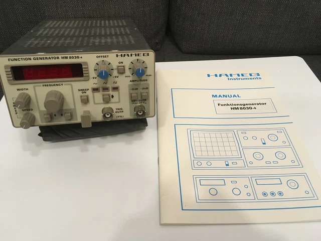 Hameg HM 8030-4 Function Generator mit original Manual