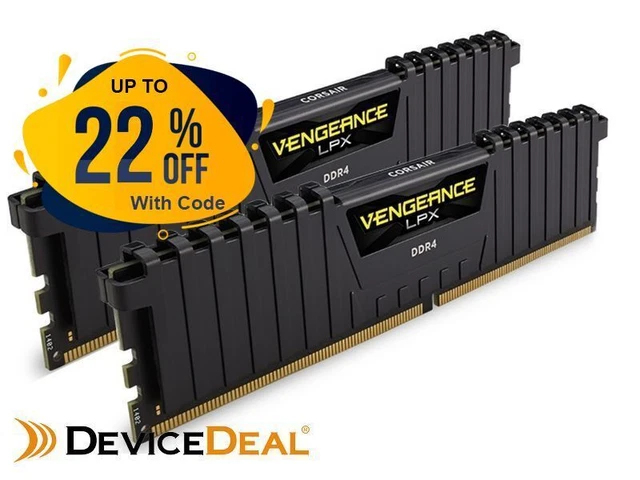 CORSAIR VENGEANCE LPX 16GB 2x8GB DDR4 3200MHz C16 Desktop Gaming