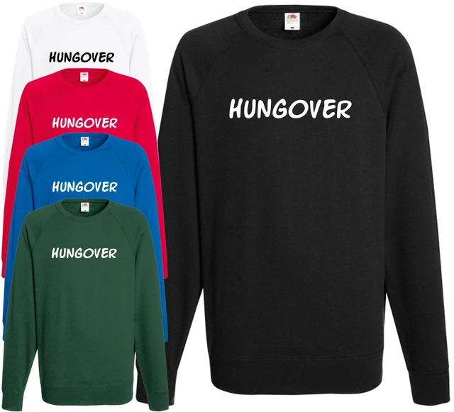 Hungover Funny Sweatshirt Comedy Gift Lazy Top Xmas Birthday Present Jumper