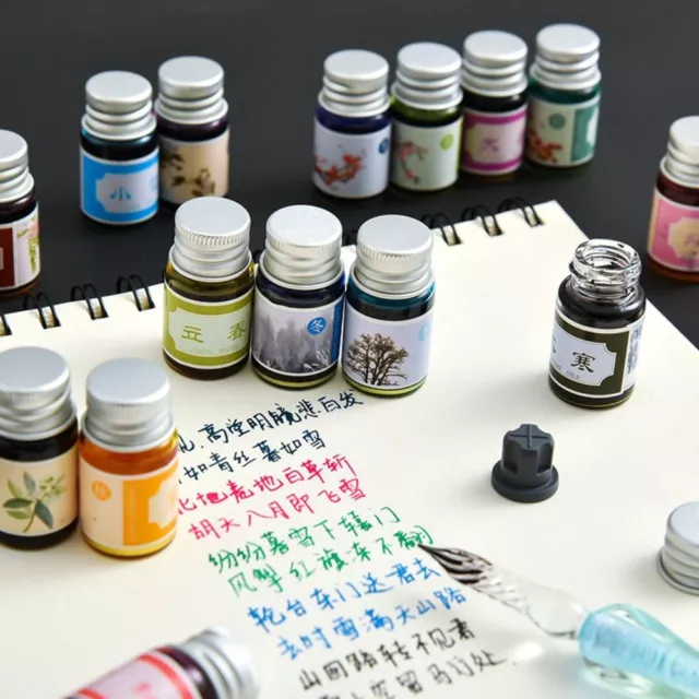 Painting Carbon-free Ink 7ML Fountain Pen Ink Color Refilling Inks  Calligraphy