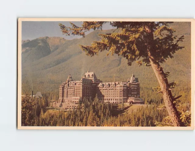 Postcard Banff Springs Hotel Sulphur Mountain Banff National Park Alberta Canada