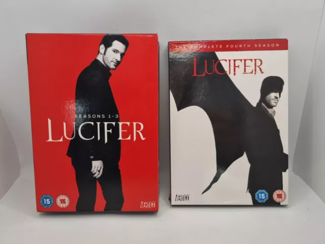 Lucifer Series 1-4 DVD Boxsets Region 2 Vertigo Complete Seasons 1-4 VGC