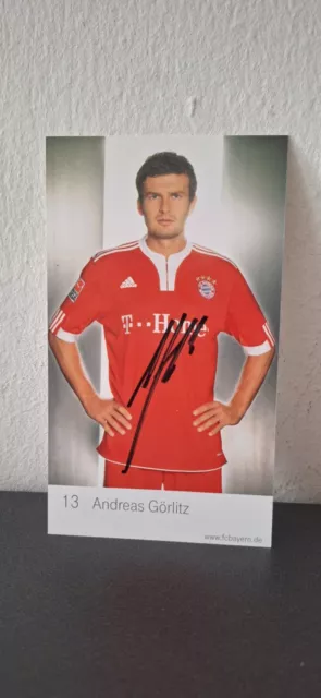 FC Bayern München - Original signierte Autogrammkarte -  Andreas Görlitz