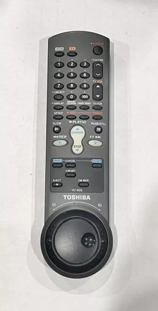 Genuine Original Toshiba VC-625 VCR Remote Control W625, W625C, W625CF, W627