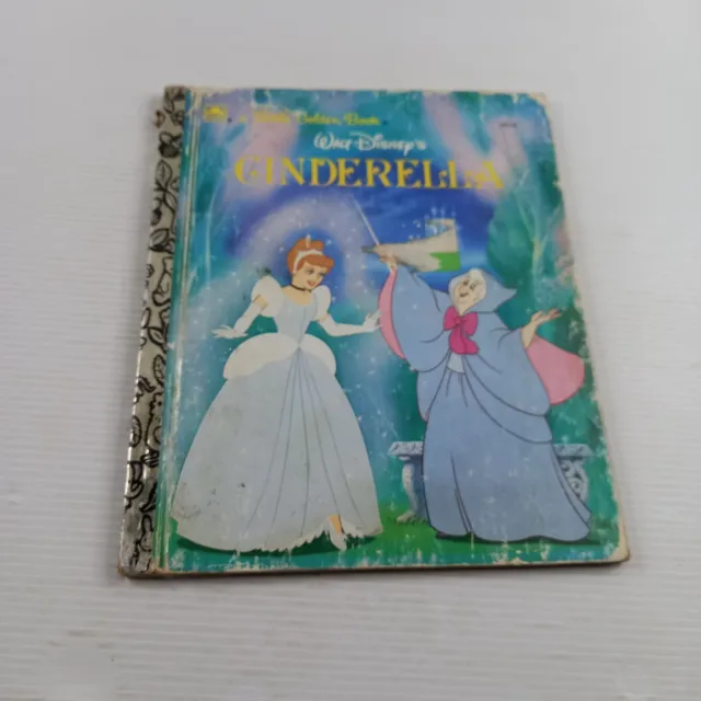 Walt Disneys Cinderella - A little golden book - hardcover 103-65-1986