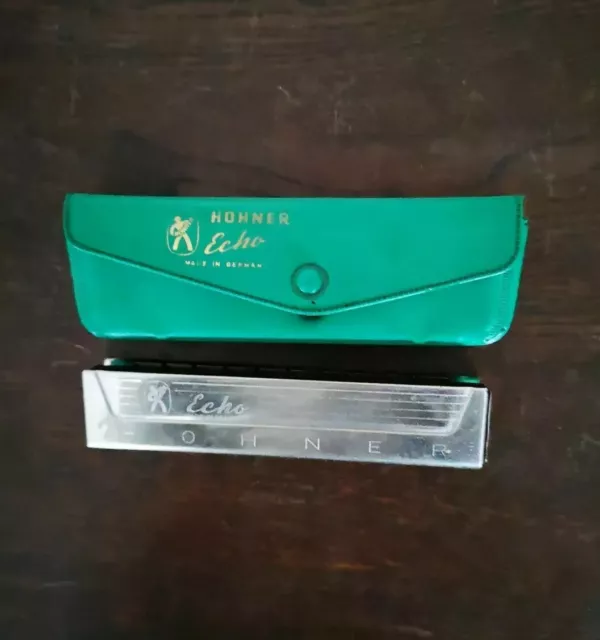 Harmonica HOHNER ECHO Key Of C Dans Son Étui Instrument De Musique