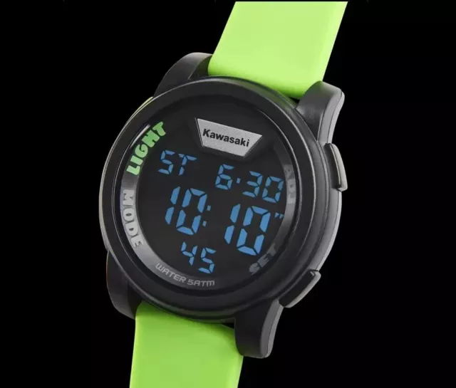 Kawasaki Green Digital Watch