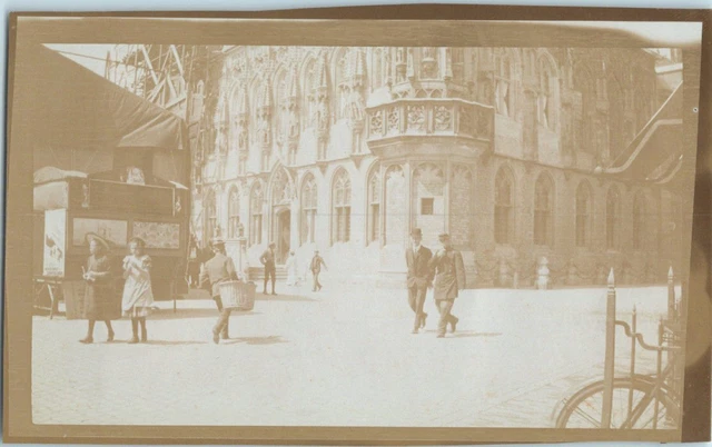 Photo Vintage Pays-Bas Années 1930 - Tirage Argentique D’époque, Format 13x18 Cm, Scène De Rue Historique