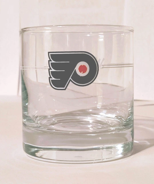 Philadelphia Flyers Lowball Rocks Whiskey Glass Tumbler