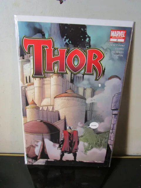 Thor (2007 series) #2 2nd printing Marvel comics BAGGED BOARDED