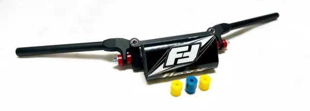Fasst Flexx 15 Degree Quad Low Handle Bars Handlebars Yamaha YFZ 450R YFZR Black