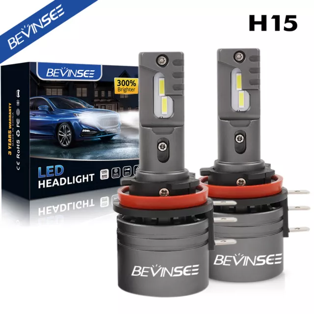 H15 LED Headlight Kit High Beam DRL for Mercedes Benz CLA250 CLA45