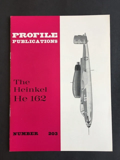 PROFILE PUBLICATIONS NO. 203 The Heinkel He 162 £8.35 - PicClick UK