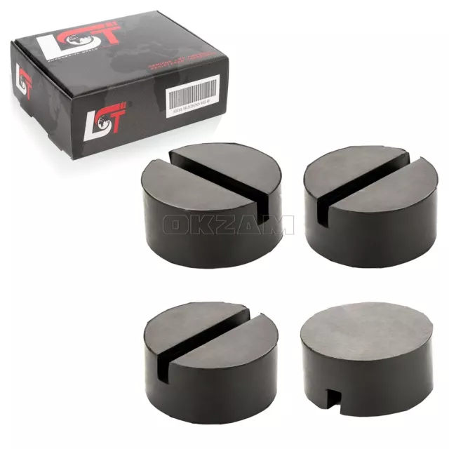 4x Cric de Véhicule 75x35 MM Rond Caoutchouc Adaptateur Bloc en pour Multivan V