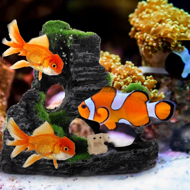 3x tanque de acuario camarón cueva de peces pequeña pecera decoración para decorar