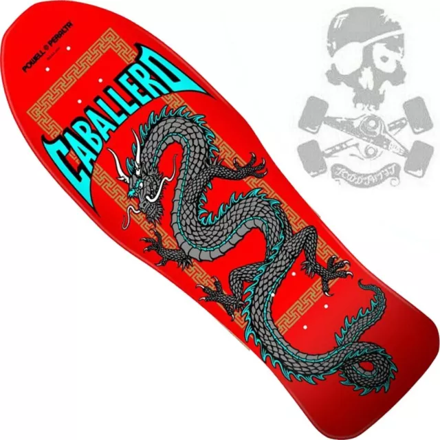 POWELL PERALTA Steve Caballero Chinese Dragon Skateboard Deck Red BONES BRIGADE