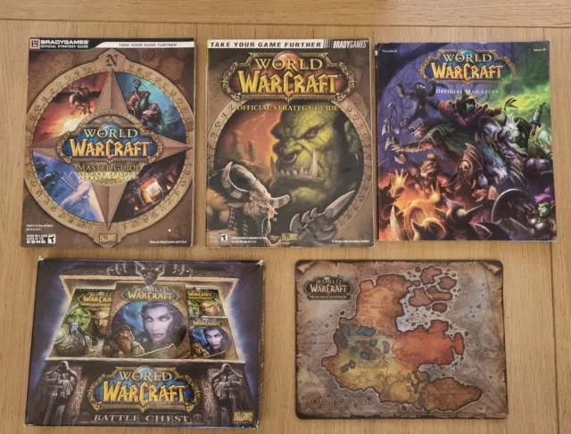 World Of Warcraft Bundle - Mousepad,  Battle Chest, Guides, Magazine Issue 04