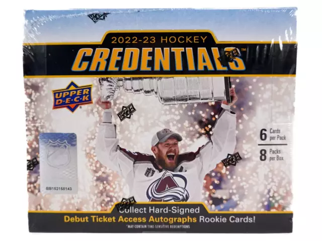 2022-23 Upper Deck Credentials Hockey SEALED HOBBY BOX