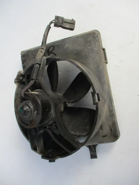 Parting out 2000 BMW K1200LT right radiator fan and shroud