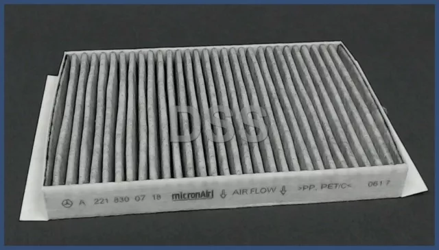 New Genuine Mercedes S-CLASS Cabin Air Filter Pollen A/C Air Dust + Waranty