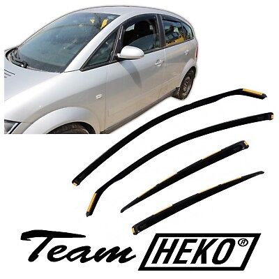 Heko AUDI Q2 5-portes 2016-présent Deflecteurs de vent 2-pcs HEKO Bulles 