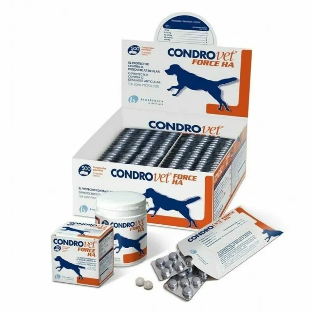 Condrovet Force Ha Condroprotector Perros (=Cosequin Taste),120 Comprimidos