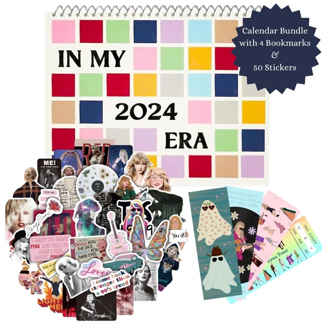 TAYLOR SWIFT CALENDAR 2024 8.5x11" Monthly Square Wall Eras Tour