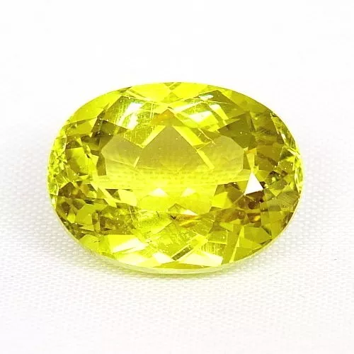 Shola Vrai 13,60 Carats Naturelle Jaune Vert Apatite Gigantesque De Mali