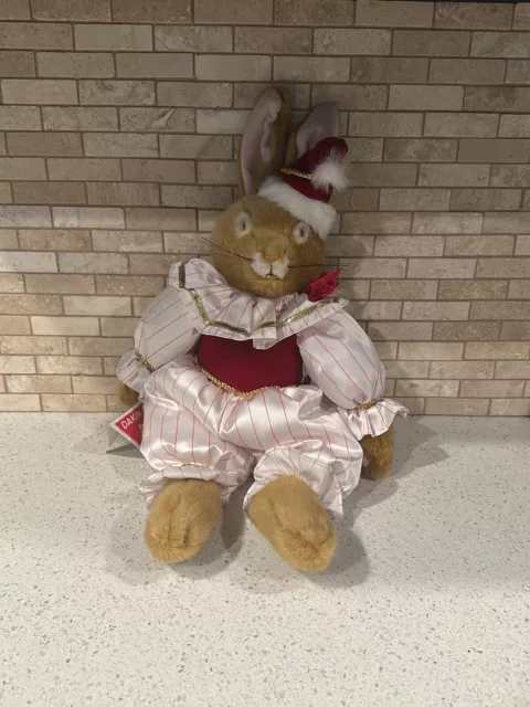 Vintage Dakin Jester bunny Plush b29