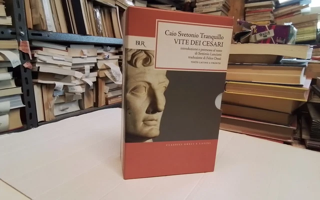 Caio Svetonio Tranquillo, Vite dei Cesari, 2 Voll, BUR Rizzoli, 2004, 4mg26