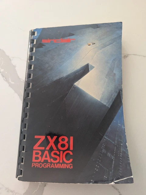 ORIGINAL 1982 SINCLAIR Zx81 Basic Programming Manual - 212 Pages