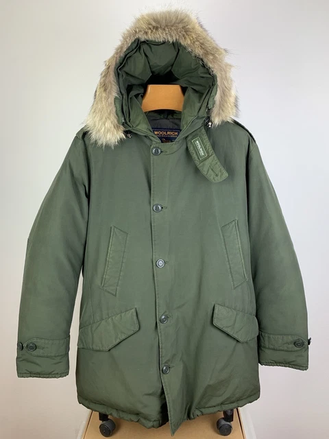 Woolrich Polar Parka verde da uomo, originale