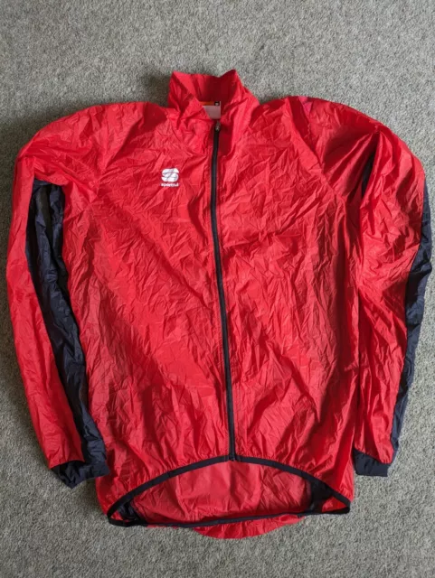 Sportful Hot Pack 5 Cycling Windproof Jacket Large Red