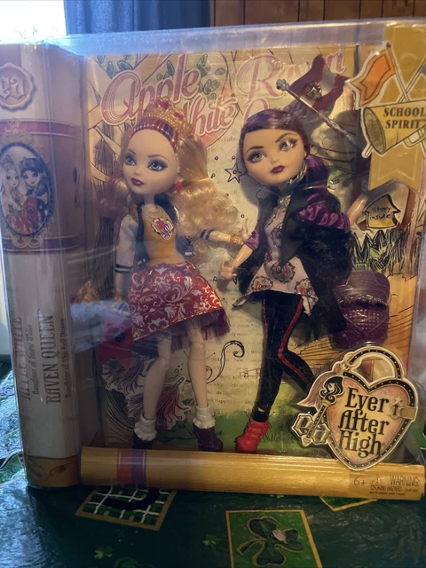 Ever After High School Spirit Apple White & Raven Queen Dolls 2 Pk 2014 CJF67